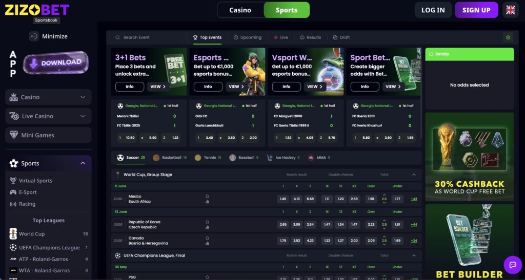 Sportsbetting at USA betting site
